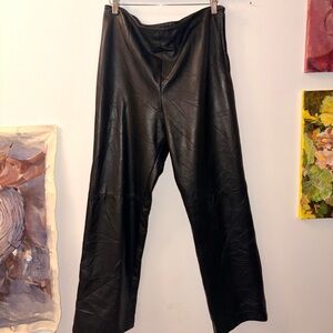 3/$100 Danier Black Leather Pants
